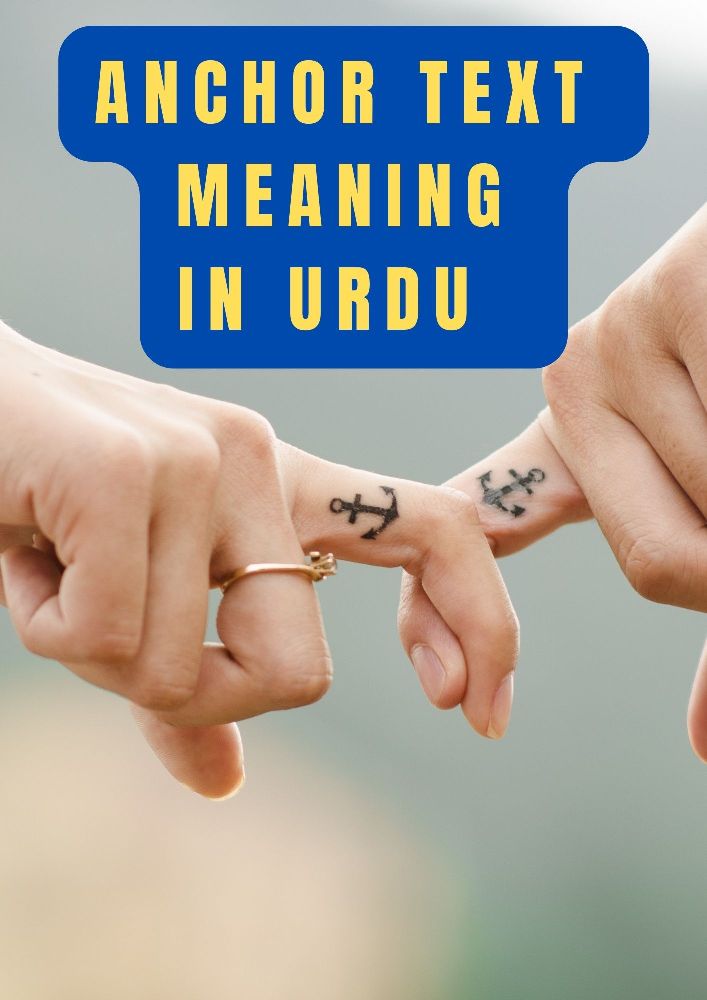 Anchor Text Meaning in Urdu