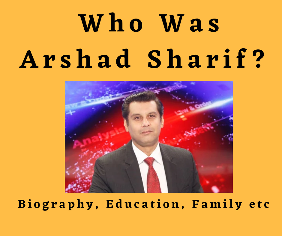 Arshad Sharif Education