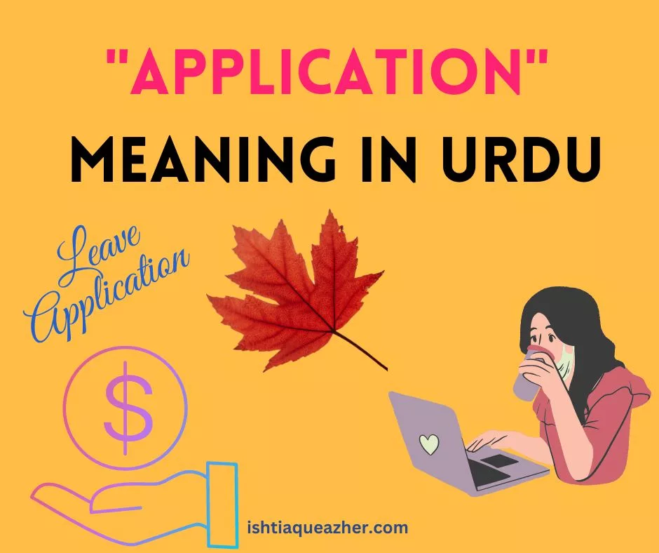 Application Meaning in Urdu